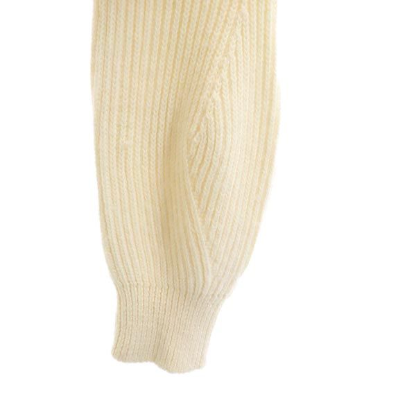 マックスアンドコー 長袖 ニット ワンピース M ホワイト系 MAX&CO バックジップ レディース マックスアンドコー 長袖 ニット ワンピース M ホワイト系 MAX&CO バックジップ レディース