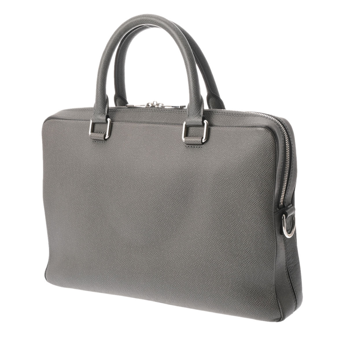 タイガ ポルト ドキュマン ビジネス PDB グラシエ M32711 メンズ レザー ブリーフケース Aランク 中古 銀蔵