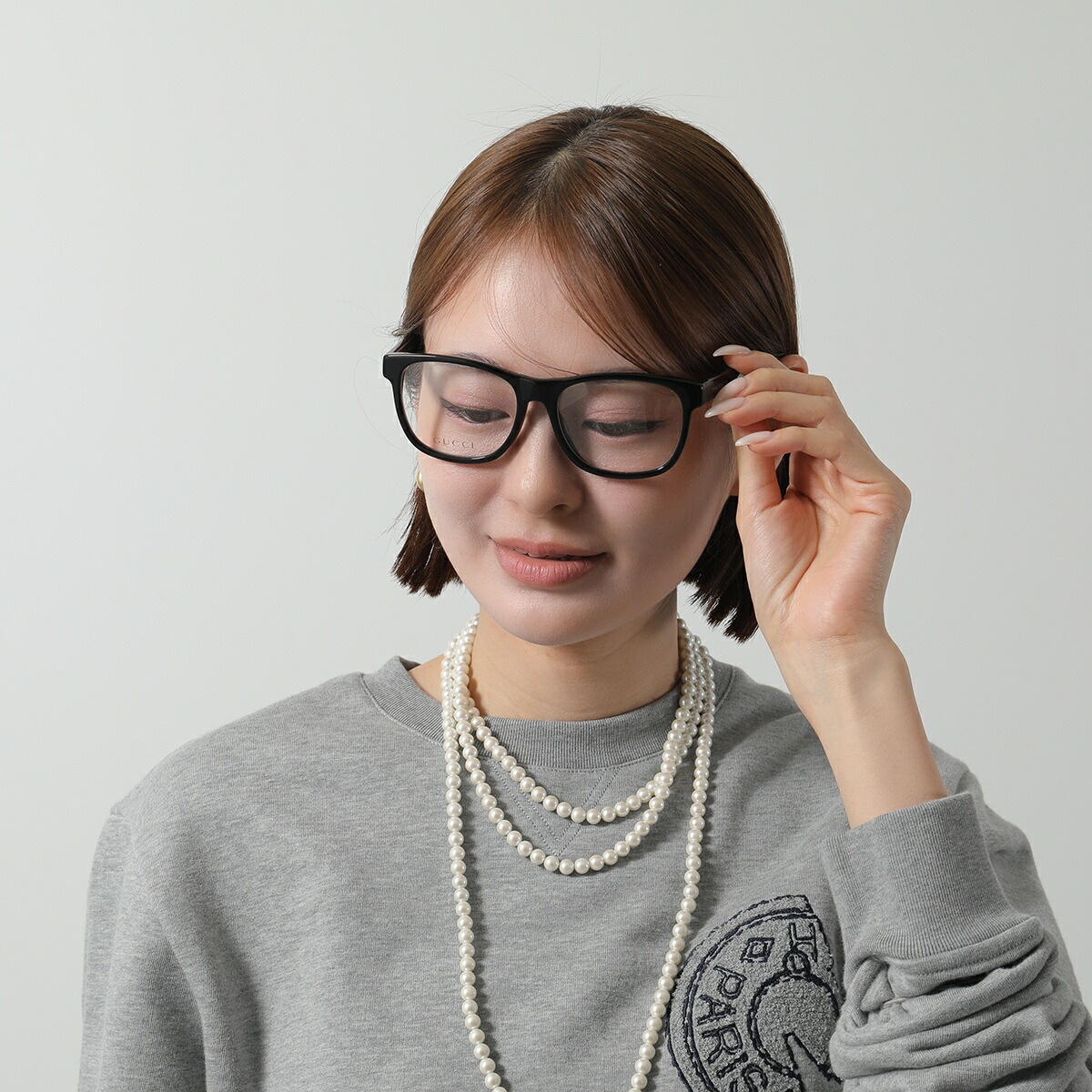 GUCCI グッチ メガネ GG0004OA レディース ウェリントン型 アジアンフィット セルフレーム フルリム めがね 眼鏡 ロゴ アイウェア カラー2色 【mega】 GUCCI グッチ メガネ GG0004OA レディース ウェリントン型 アジアンフィット セルフレーム フルリム めがね 眼鏡 ロゴ アイウェア カラー2色 【mega】