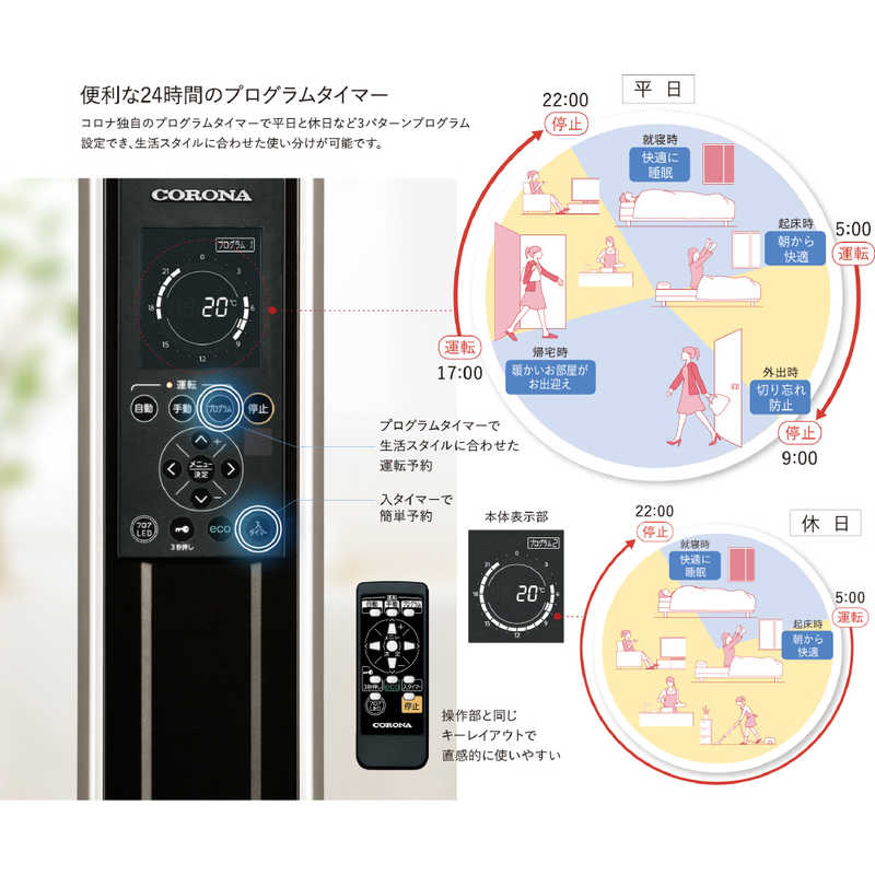 コロナ CORONA オイルレスヒーターノイルヒート ノイルヒート ［最大13