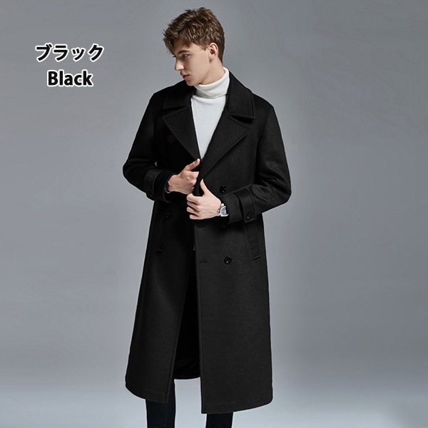 コート メンズ 冬 チェスターコート ロング 大きいサイズ ビジネス XXL ウール70％ ウール混 ロングコート 細身 防寒 アウター 暖かい しなやか 秋コート Pコート メンズコート 手厚い 紳