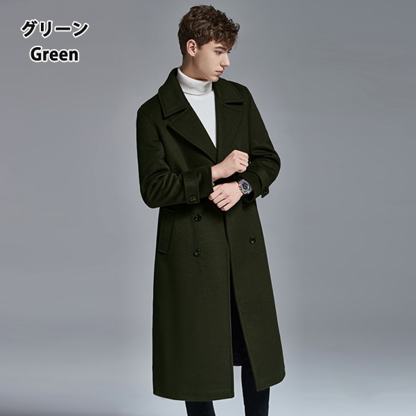 コート メンズ 冬 チェスターコート ロング 大きいサイズ ビジネス XXL ウール70％ ウール混 ロングコート 細身 防寒 アウター 暖かい しなやか 秋コート Pコート メンズコート 手厚い 紳