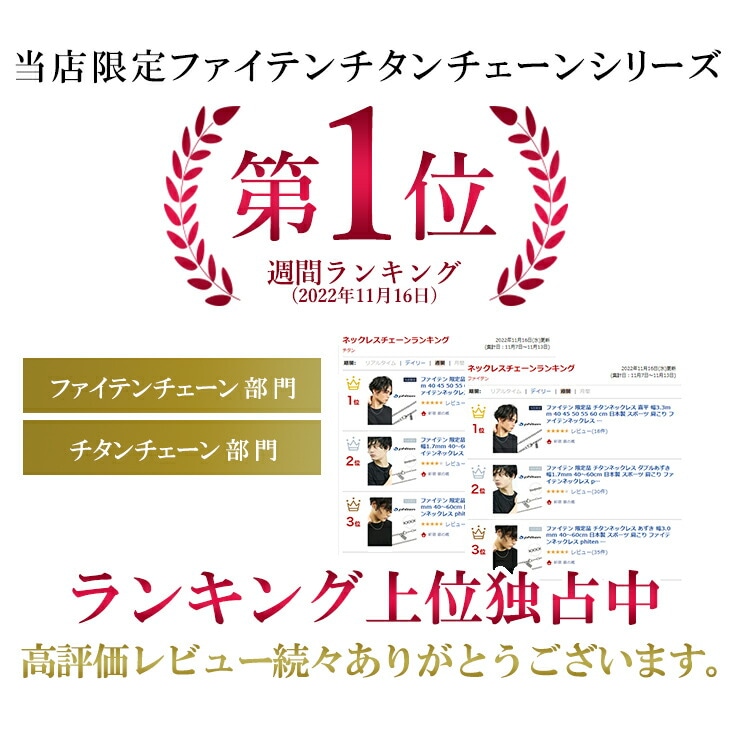 ファイテン 限定品 チタンネックレス 喜平 幅4.4mm 50cm 日本製 スポーツ 肩こり