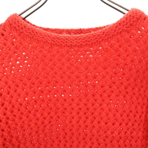 ワイズ 80s 日本製 長袖 セーター レッド系 Ys ニット レディース ワイズ 80s 日本製 長袖 セーター レッド系 Ys ニット レディース