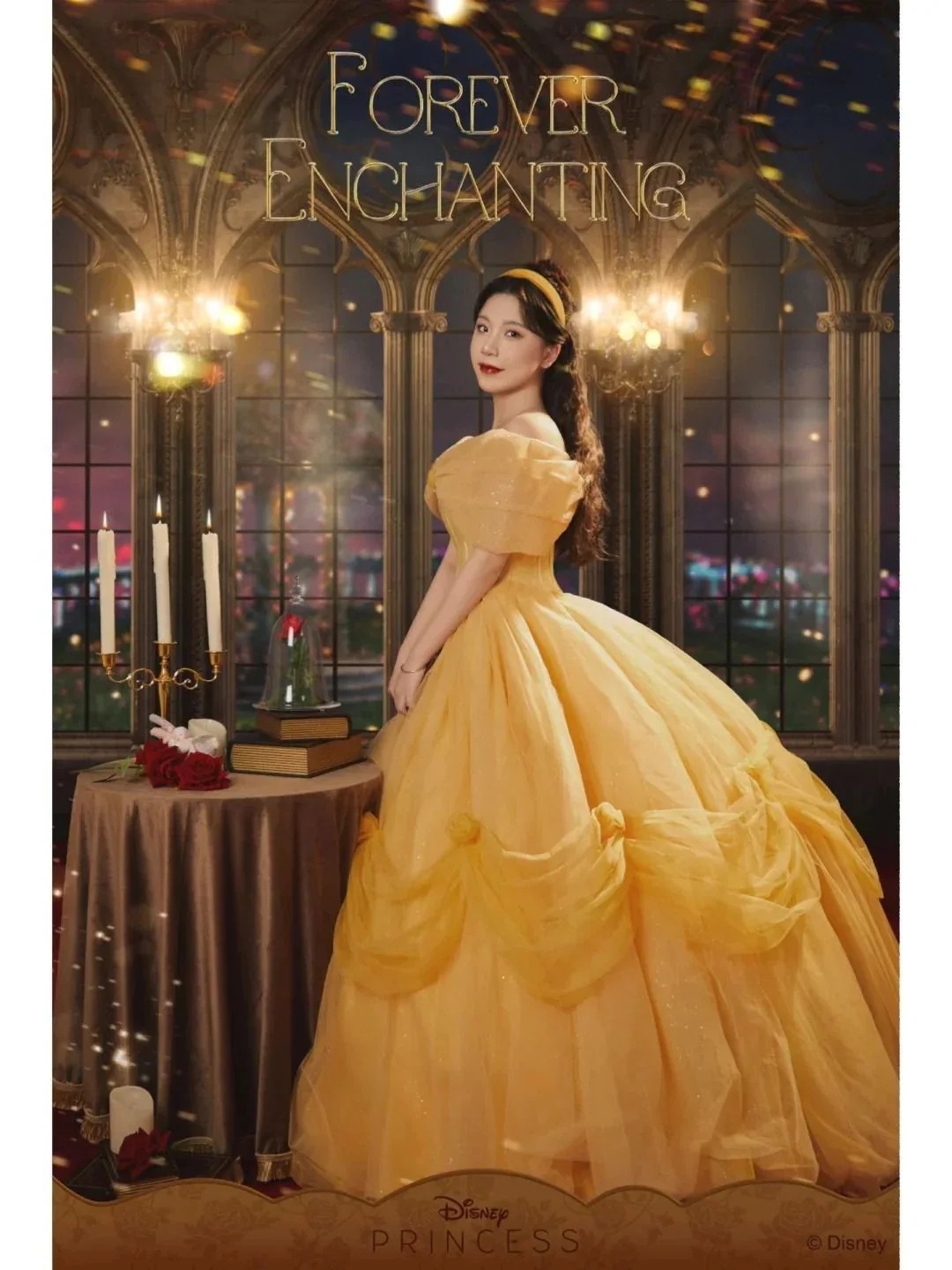 ドレス 2025 イエロー ワンショルダー 誕生日 成人式 ベル プリンセス スカート 写真館 ウェディングドレス