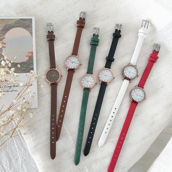 本物天然ターコイズ(福運を招く空の石)(文字盤・小)レディースサイズ腕時計