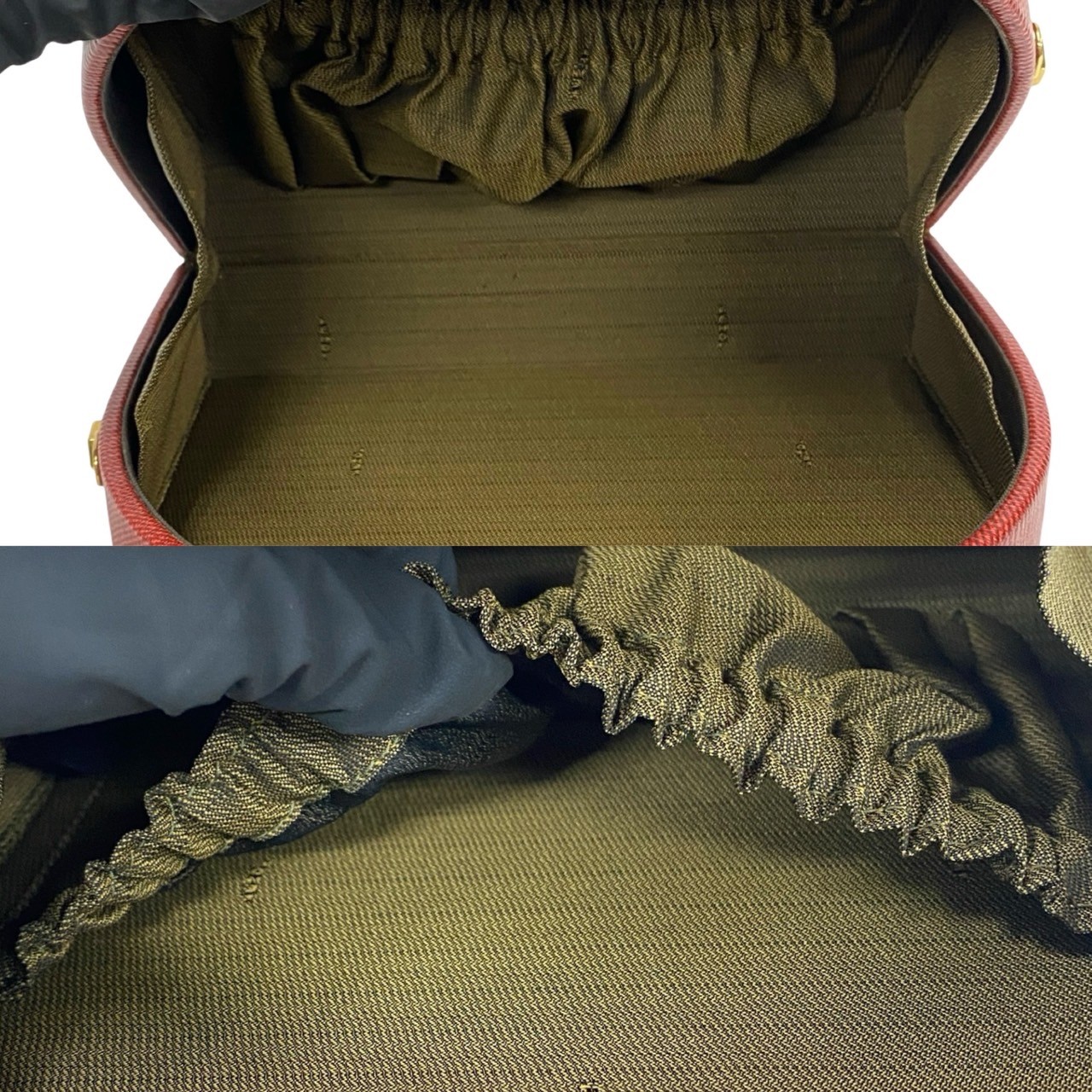 2wayショルダーバッグ レザー レッド 19229