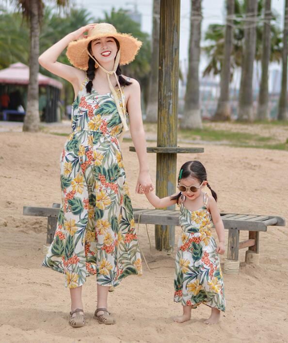 Qoo10] カップル 親子ペア 海旅行 夏服 アロハ