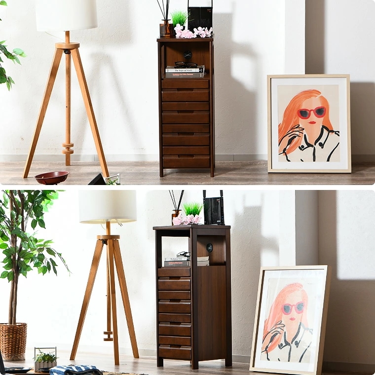 電話台 Wi-Fi収納 ルーター収納 キャビネット ラック 幅34cm 4段 おしゃれ シンプル モダン