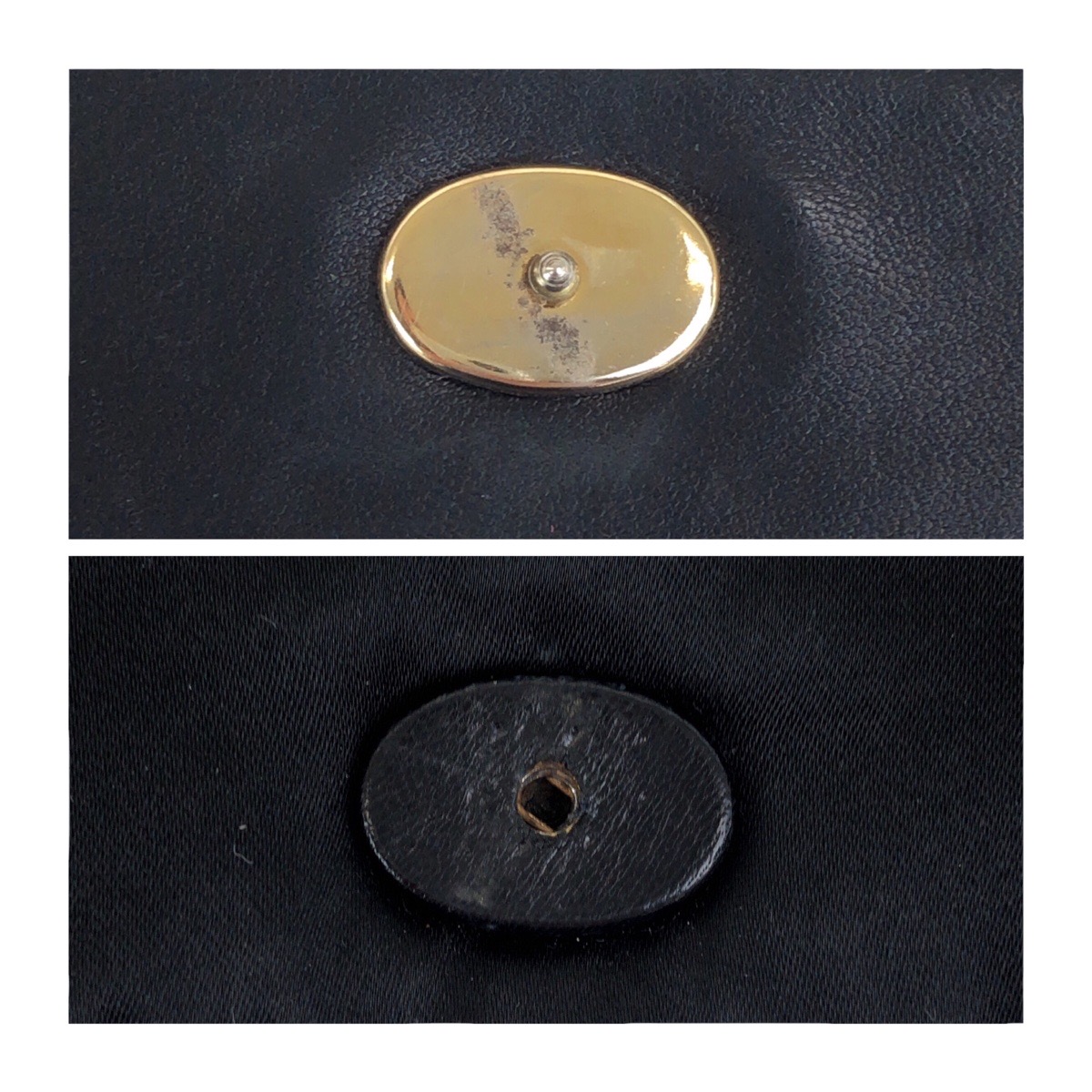 ヴィンテージ ココマーク ブラック 黒 ゴールド金具 サテン チェーンショルダーバッグ ポシェット レディース 505008 ヴィンテージ ココマーク ブラック 黒 ゴールド金具 サテン チェーンショルダーバッグ ポシェット レディース 505008