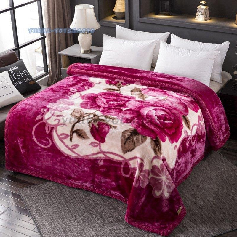 毛布 ブランケット あたたか4057 寝具 インテリア用品 クイーンサイズ 起毛素材 サイズ