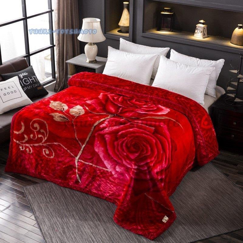 毛布 ブランケット あたたか4057 寝具 インテリア用品 クイーンサイズ 起毛素材 サイズ