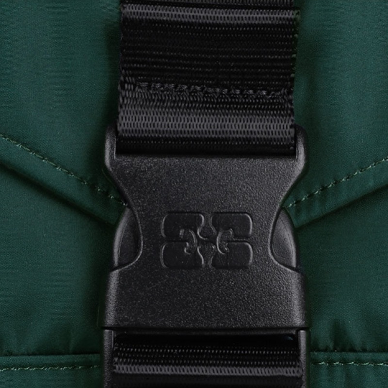 Garni 女性用リサイクルテックミニサッチェルトートバッグ (グリーン) A6175 809 Garni 女性用リサイクルテックミニサッチェルトートバッグ (グリーン) A6175 809