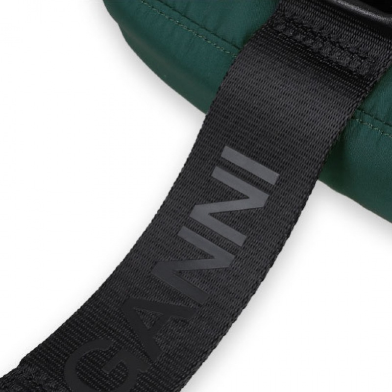 Garni 女性用リサイクルテックミニサッチェルトートバッグ (グリーン) A6175 809 Garni 女性用リサイクルテックミニサッチェルトートバッグ (グリーン) A6175 809