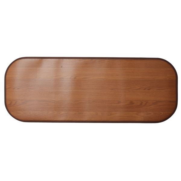 木目調フリーマット/フロアマット 90240cm ブラウン 消臭抗菌撥水 ホットカーペット床暖房対応 洗える 日本製 木目調フリーマット/フロアマット 90240cm ブラウン 消臭抗菌撥水 ホットカーペット床暖房対応 洗える 日本製