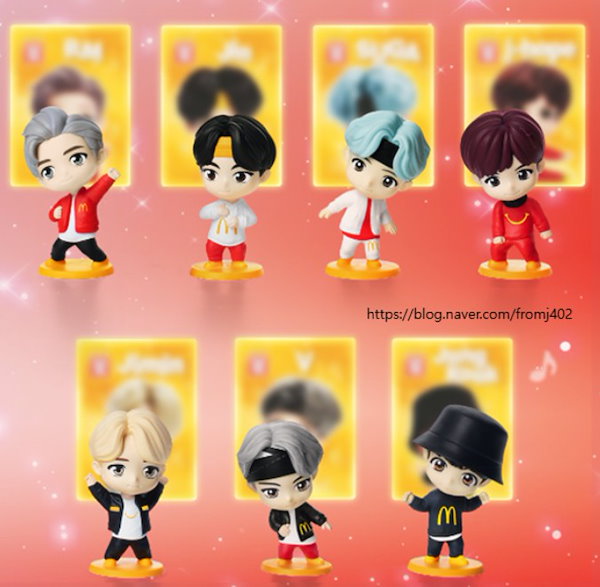 Qoo10] TinyTAN 【韓国限定・送料無料】BTS ハッピーセ