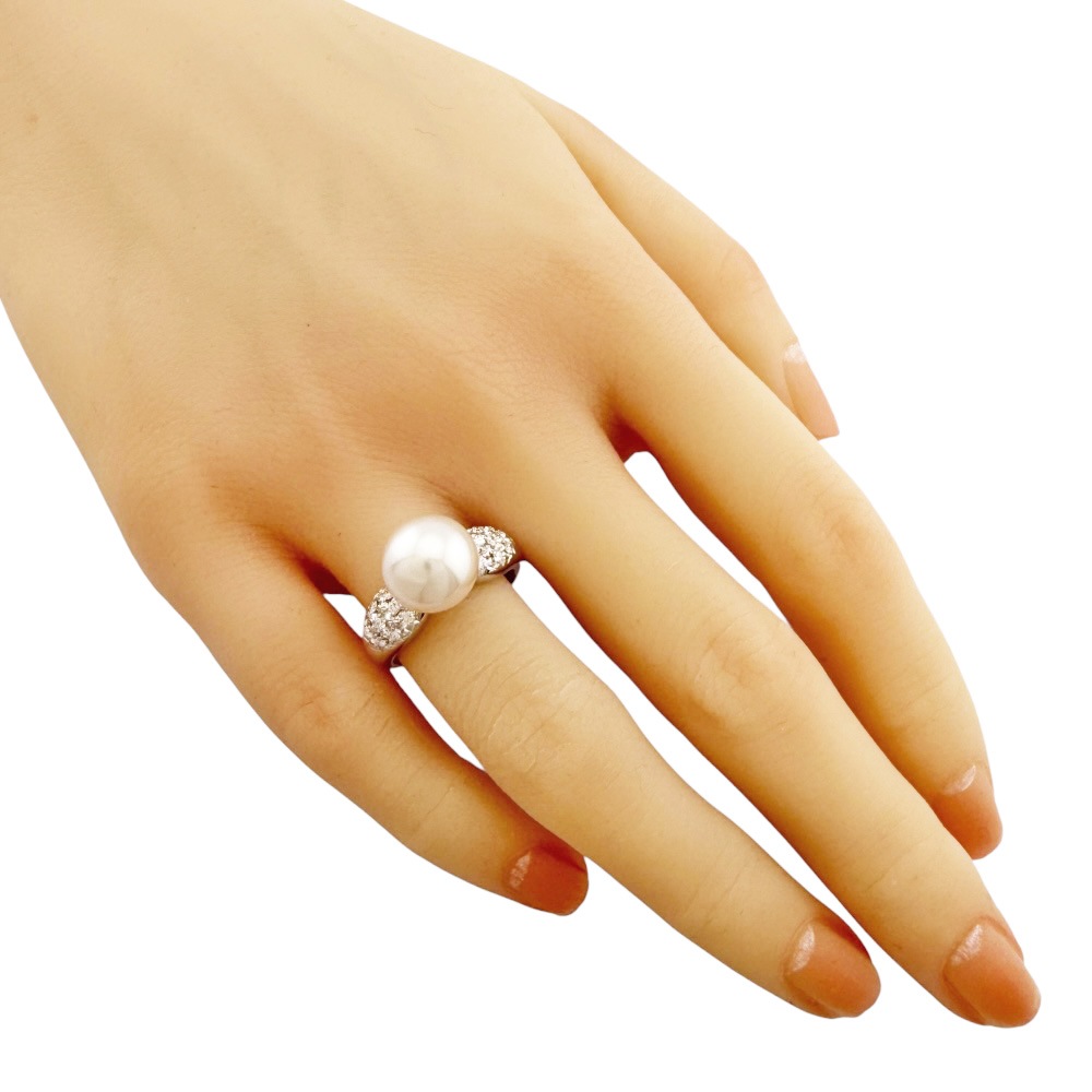 タサキ リング 指輪 13号 Pt900プラチナ ダイヤモンド TASAKI 中古 美品 タサキ リング 指輪 13号 Pt900プラチナ ダイヤモンド TASAKI 中古 美品