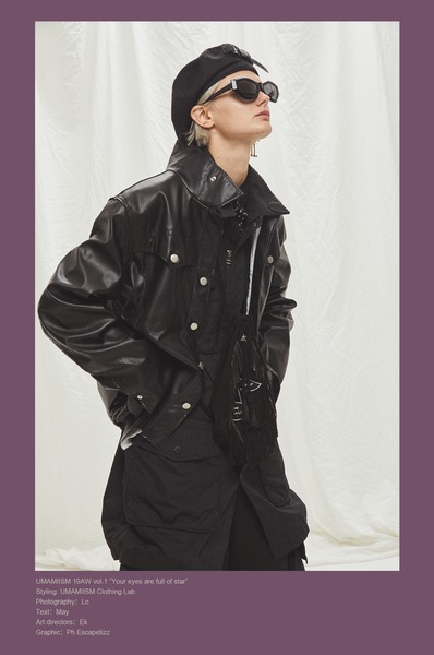 サベージ ノマディック 侵食 破壊裾 ジプシー クラフト 装飾レザー ジャケット