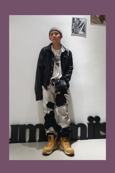 サベージ ノマディック 侵食 破壊裾 ジプシー クラフト 装飾レザー ジャケット