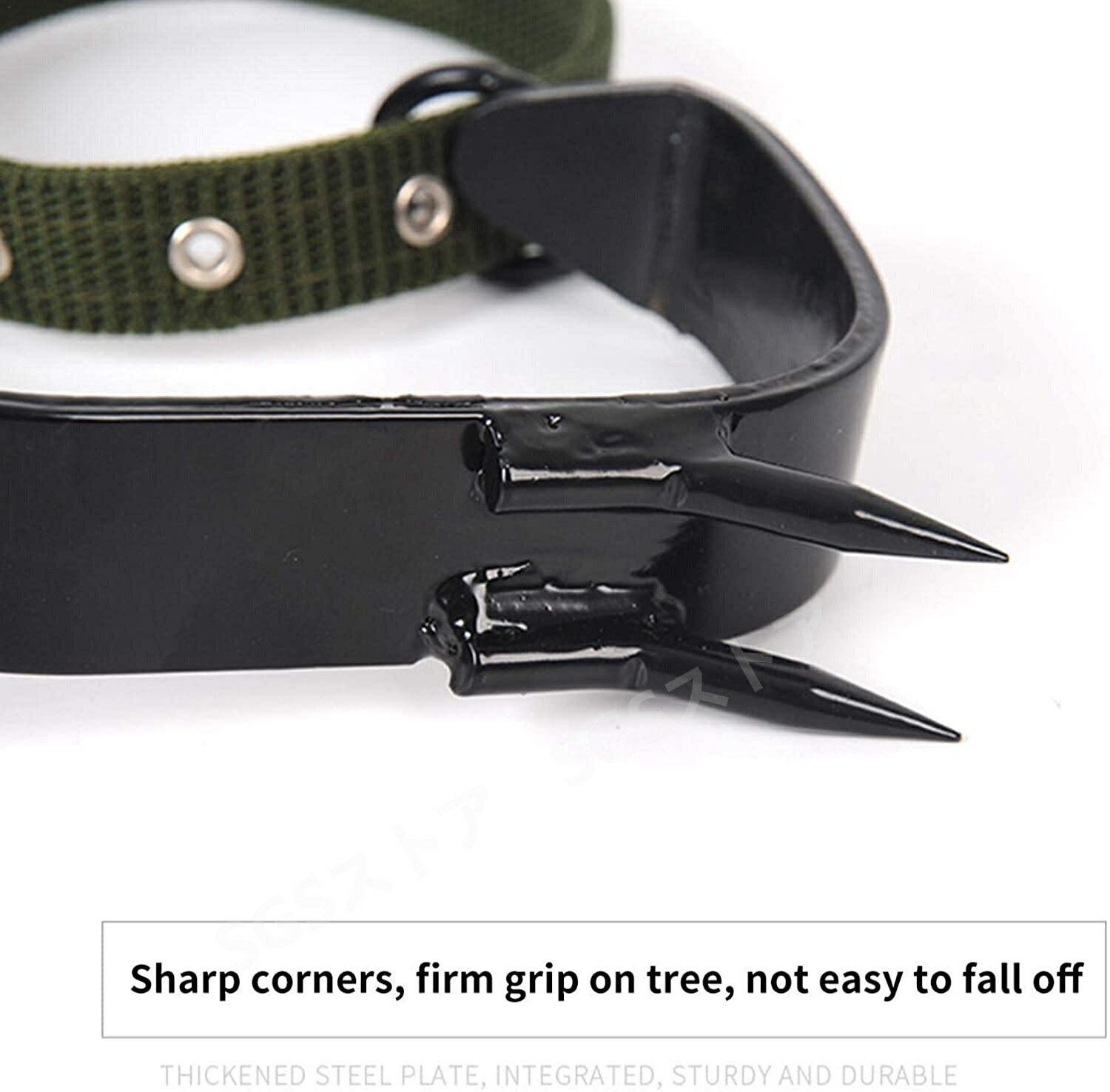 木登スパイク 木登りキット 安全帯付き 木登り道具 2本爪 木登り補助スパイク 木登り器 林業用安全器具 木登り器 木登り道具 木登り靴