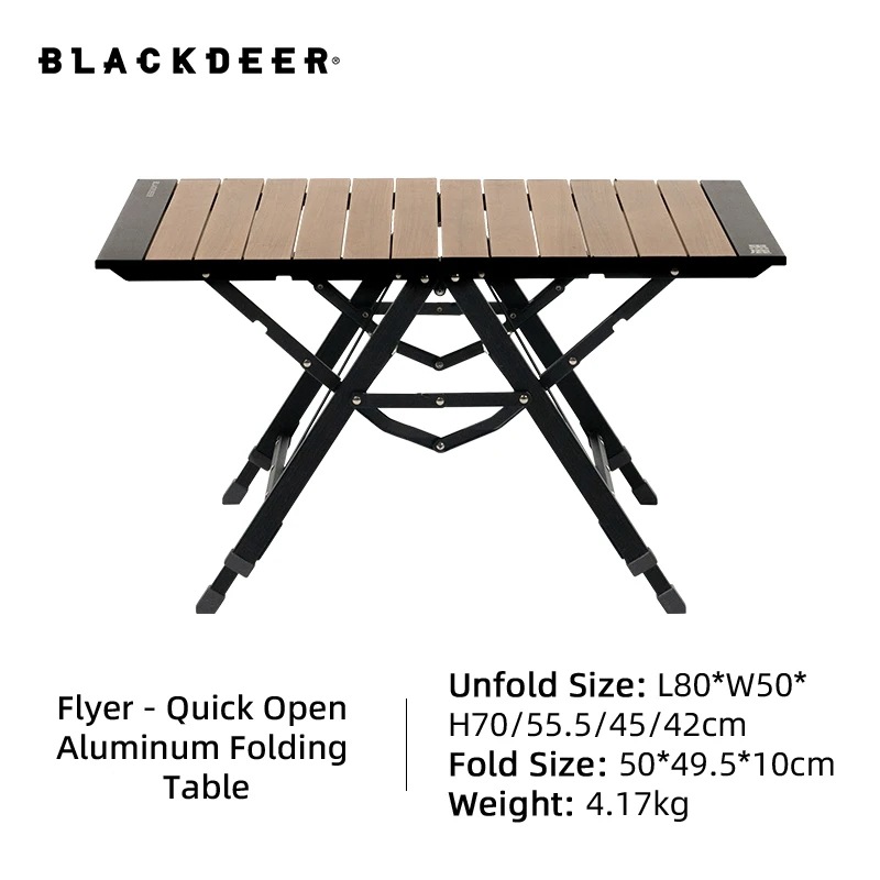 ブラックナカイ-キャンプ用折りたたみテーブルアルミニウム合金多機能ポータブルウッドテーブル調節可能な高さ屋外ピクニッククイックオープン ブラックナカイ-キャンプ用折りたたみテーブルアルミニウム合金多機能ポータブルウッドテーブル調節可能な高さ屋外ピクニッククイックオープン