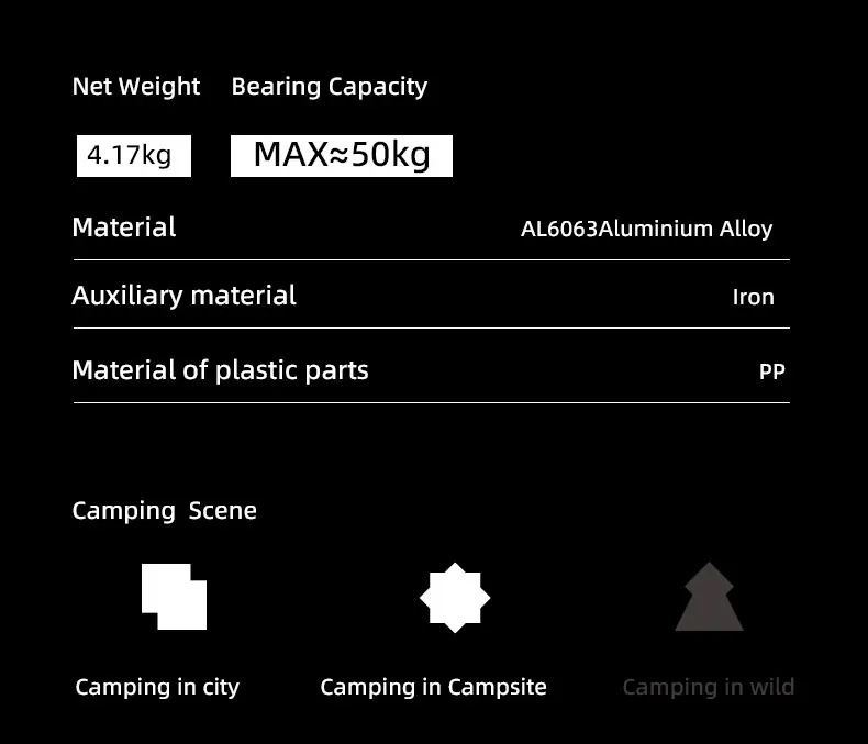 ブラックナカイ-キャンプ用折りたたみテーブルアルミニウム合金多機能ポータブルウッドテーブル調節可能な高さ屋外ピクニッククイックオープン ブラックナカイ-キャンプ用折りたたみテーブルアルミニウム合金多機能ポータブルウッドテーブル調節可能な高さ屋外ピクニッククイックオープン