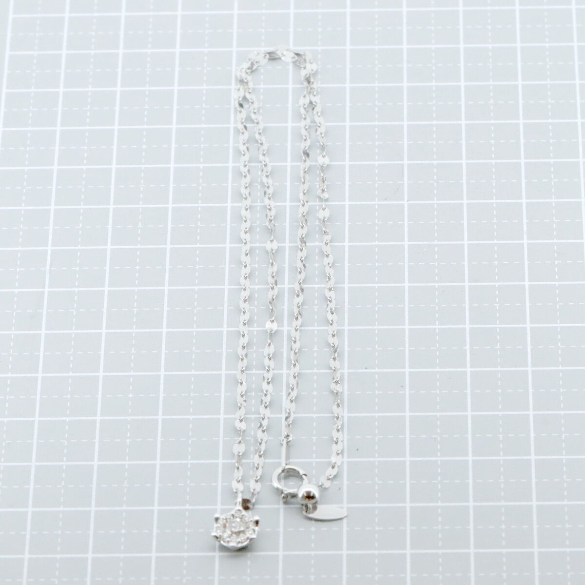 エステール ダイヤモンド ネックレス 0.31ct Pt900/Pt850(プラチナ) 質屋出品