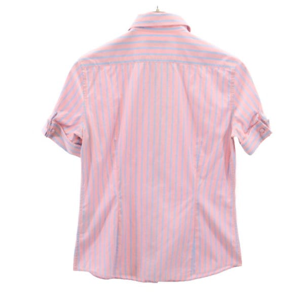 Qoo10] Ralph Lauren 日本製 ストライプ 半袖 シャツ 9 ピ