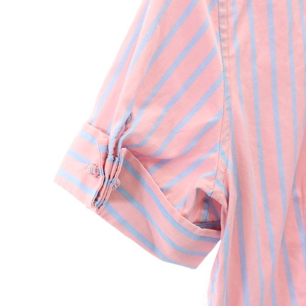 Qoo10] Ralph Lauren 日本製 ストライプ 半袖 シャツ 9 ピ