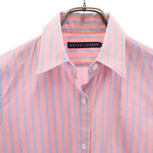 本日限定セールRRL ストライプ 半袖シャツ Qoo10] Ralph Lauren 日本製 ストライプ 半袖 シャツ 9 ピ