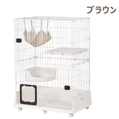 Qoo10] P PURLOVE 猫 ケージ ハンモック付 キャットケージ : ペット