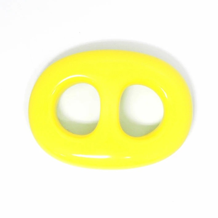 【美品】エルメス シェーヌダンクル トリボー ピンク×グリーン×イエロー 樹脂/プラスチック 【スカーフリング】 【美品】エルメス シェーヌダンクル トリボー ピンク×グリーン×イエロー 樹脂/プラスチック 【スカーフリング】