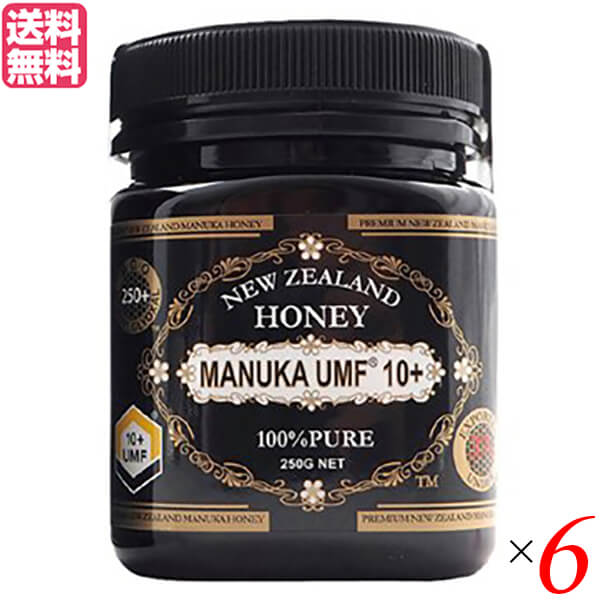 マヌカハニー UMF MGO ハニージャパン マヌカハニーUMF10+/MGO250+ 250g 6 マヌカハニー UMF MGO ハニージャパン マヌカハニーUMF10+/MGO250+ 250g 6