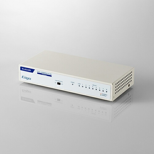 Giga対応 スイッチングハブ Giga対応8ポートスイッチ 8ポート 金属筐体 磁石付き 電源内蔵モデル ホワイト EHC-G08MN4-HJW Giga対応 スイッチングハブ Giga対応8ポートスイッチ 8ポート 金属筐体 磁石付き 電源内蔵モデル ホワイト EHC-G08MN4-HJW
