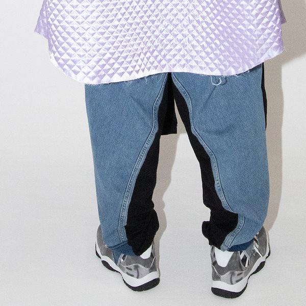 Qoo10] ボディソング デニムパンツ メンズ レディース BOD