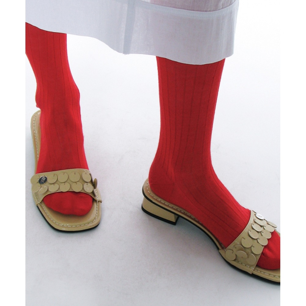 PARTIMENTO レディースレザースパンコールミュール_バター PARTIMENTO レディースレザースパンコールミュール_バター