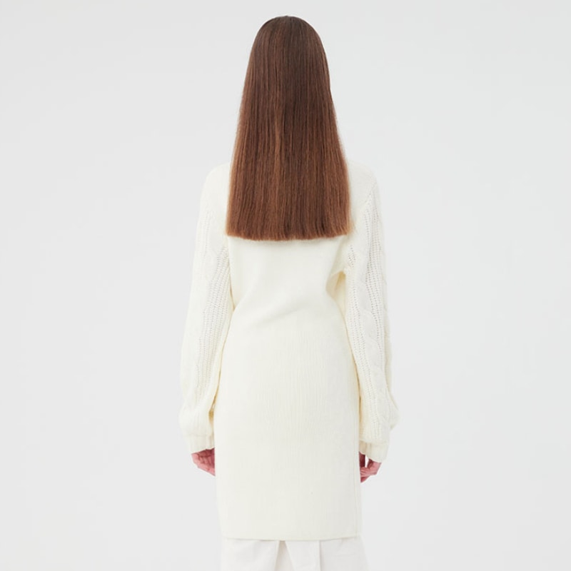 [IVE ウォニョン 着用] SMALL CHERRY KNIT DRESS 韓国 アイドル レディース セーター ワンピース 秋 冬