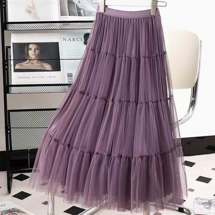 スカート ボトムス レディース フレア ティアード チュールスカート テーパードスカート プリーツスカート フレアスカート ロング マキシ Aライン フェミニン かわいい 大人可愛い きれいめ