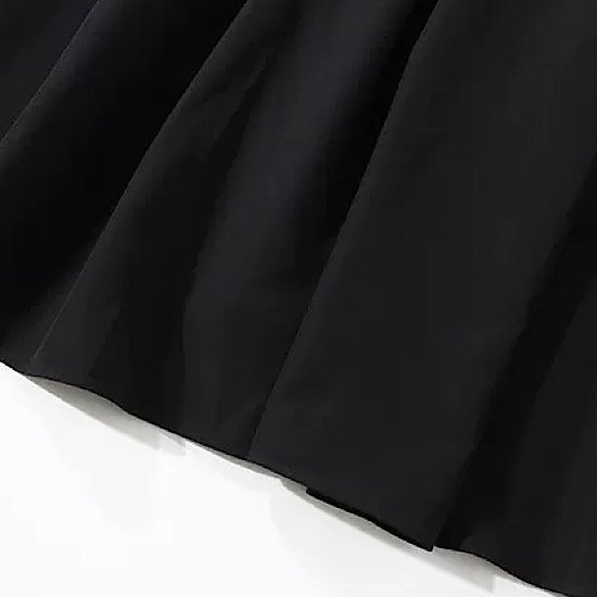 【取寄：納期2週間】結婚式ドレス バイカラー 切り替え ラウンドネック 発表会 演奏会 レディース フレアドレス 結婚式 ステージ衣装 半袖 ミモレ丈 エレガント ウエディングドレス