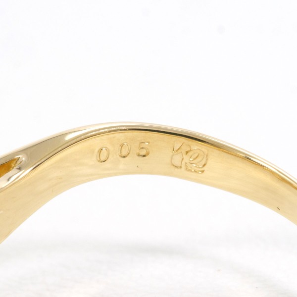 PT900 プラチナ K18YG リング 指輪 9.5号 ダイヤ 0.05 ジュエリー 中古 PT900 プラチナ K18YG リング 指輪 9.5号 ダイヤ 0.05 ジュエリー 中古