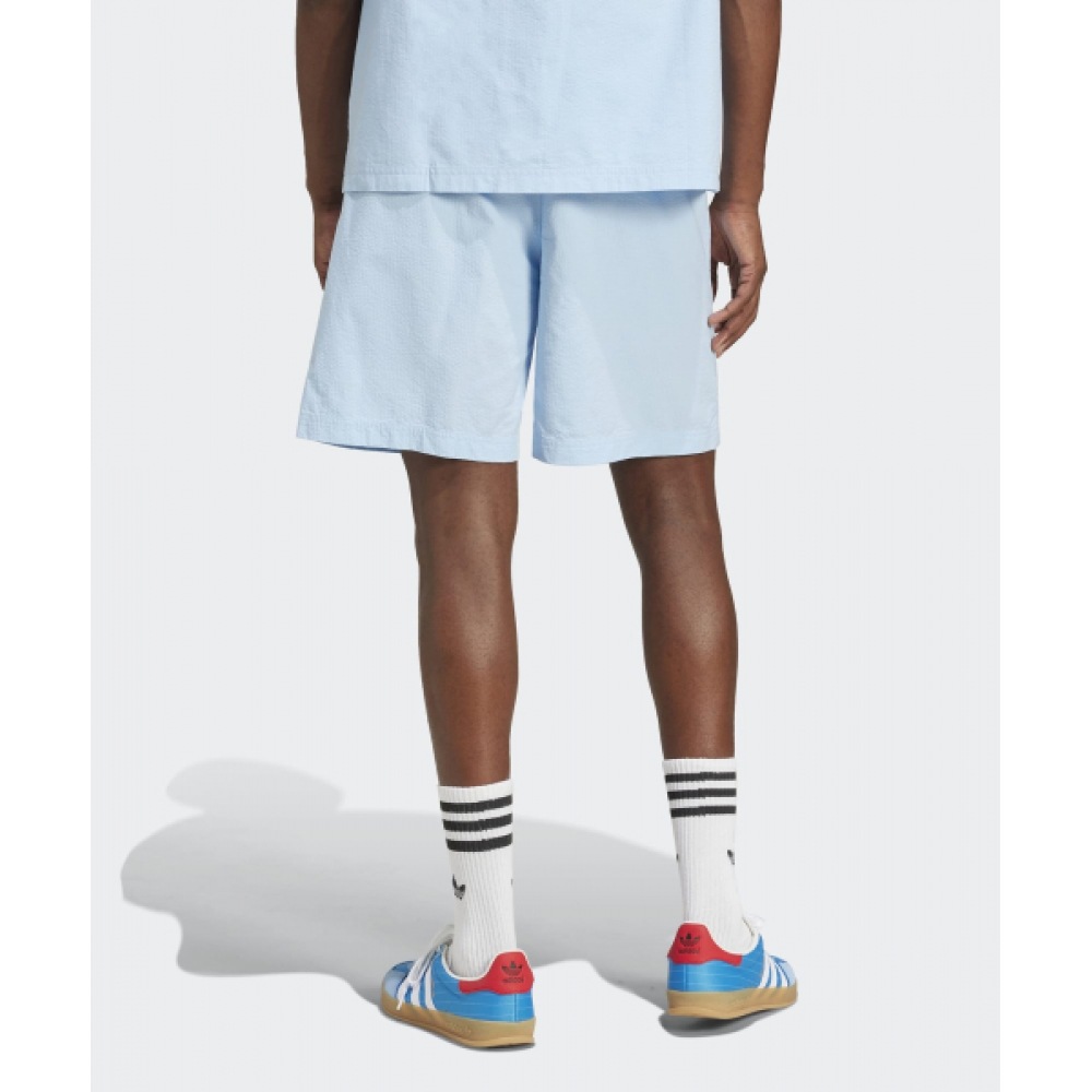 ADIDAS エッセンシャルシアサッカーショートパンツ - クレアスカイ / JD2462 ADIDAS エッセンシャルシアサッカーショートパンツ - クレアスカイ / JD2462