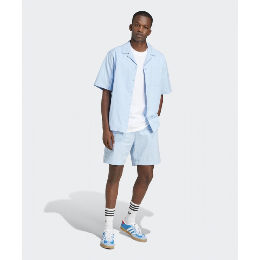 ADIDAS エッセンシャルシアサッカーショートパンツ - クレアスカイ / JD2462 ADIDAS エッセンシャルシアサッカーショートパンツ - クレアスカイ / JD2462