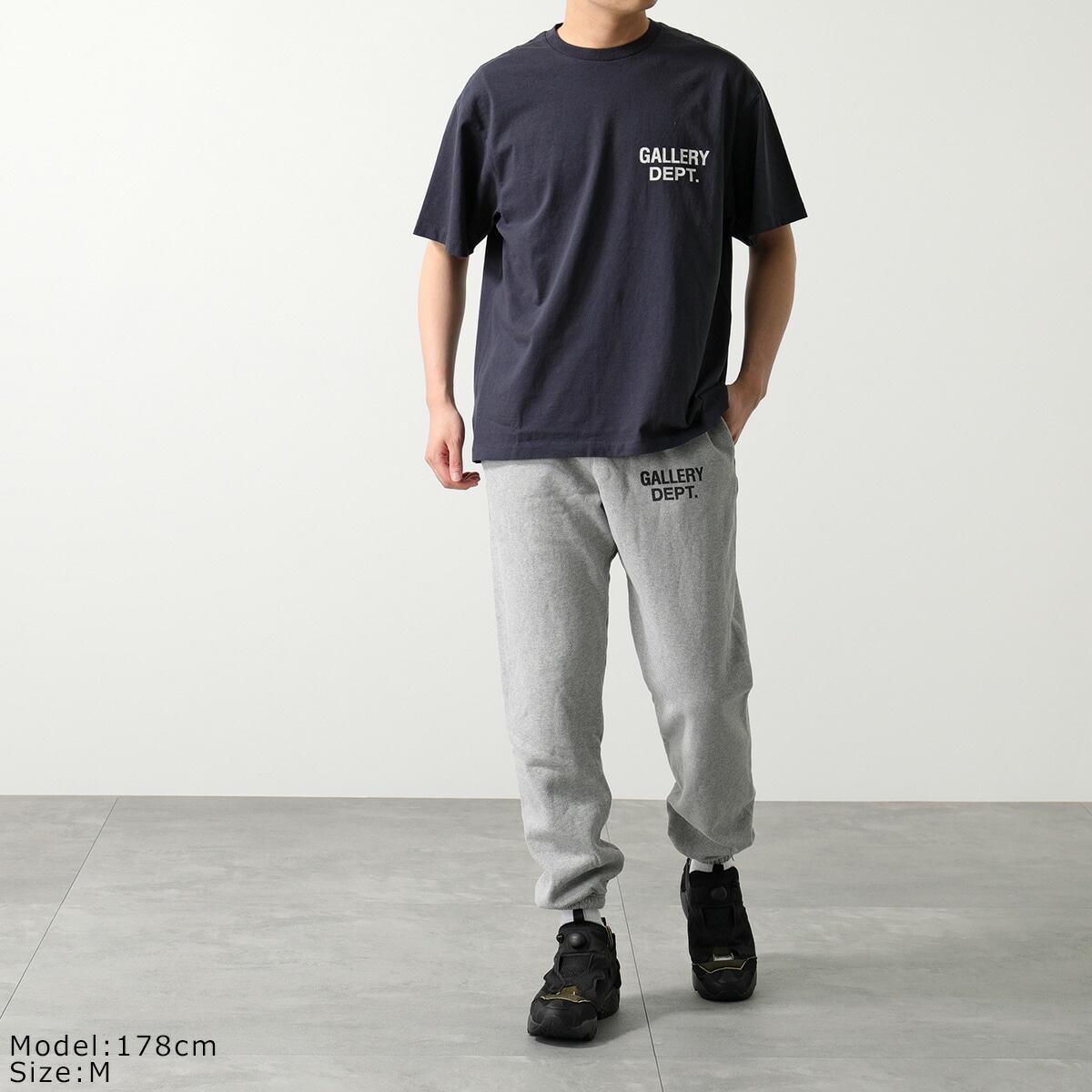 GALLERY DEPT ギャラリーデプト スウェットパンツ GD ENGLISH LOGO SWEATPANTS EN-2130 EN-2100 メンズ コットン ロゴ カラー2色 【mega】