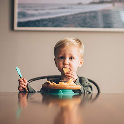 色:グリーン Smart Start Avanchy アヴァンシー ひっくり返らない 竹食器 プレー 色:グリーン Smart Start Avanchy アヴァンシー ひっくり返らない 竹食器 プレー