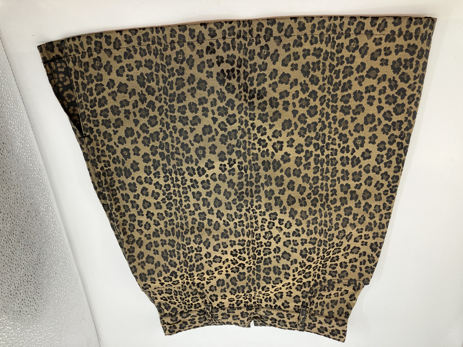 スカート レオパード柄 ブラウン IT42 W28 イタリア製