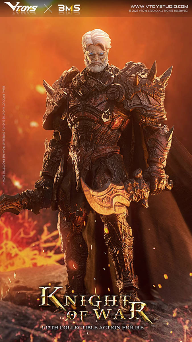 新品未開封 VTOYS X BMS VSD005 Knight Of War 戦争騎士 1/12フィギュア