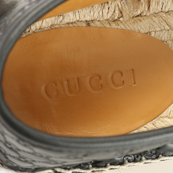 Qoo10] GUCCI 極美品 マイクロGG エスパドリーユ 8