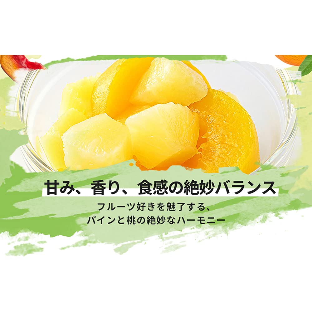 ドール　缶詰　パイン＆黄桃　227gx24個　Dole