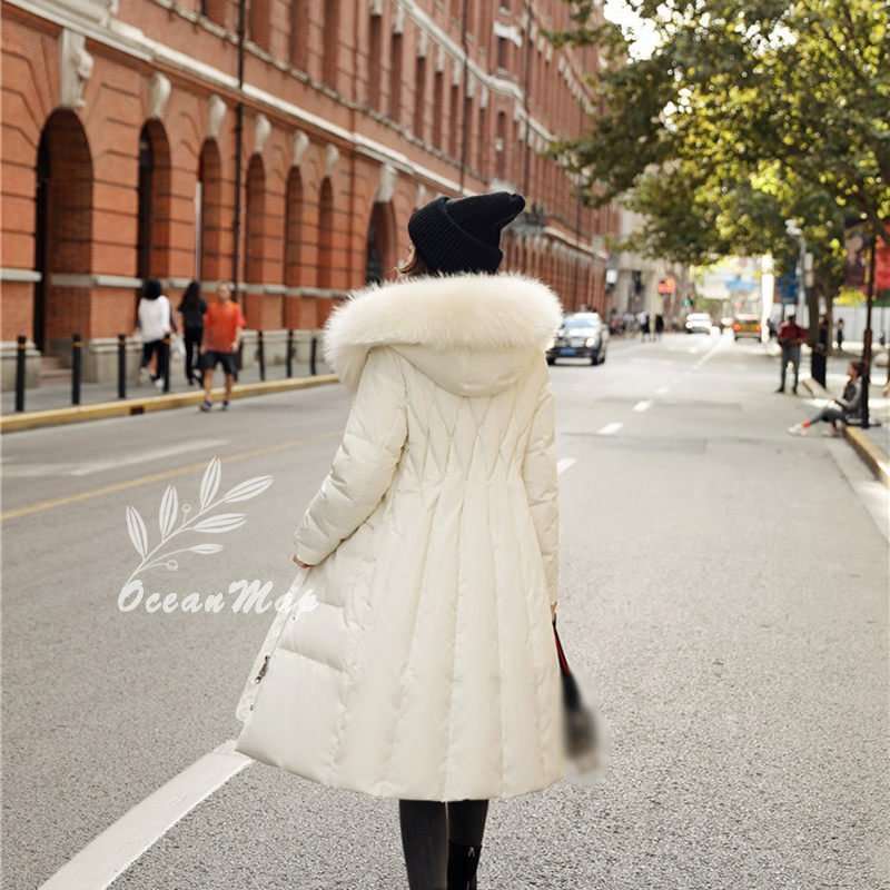 ダウンジャケット レディース ロングコート 冬服 厚手 ダウンコート 上品 中綿コート カジュアル 膝丈 アウター ダウン 着痩せ 綿服 シンプル キルティング 防寒 防風 軽量 上品 フード付き フ