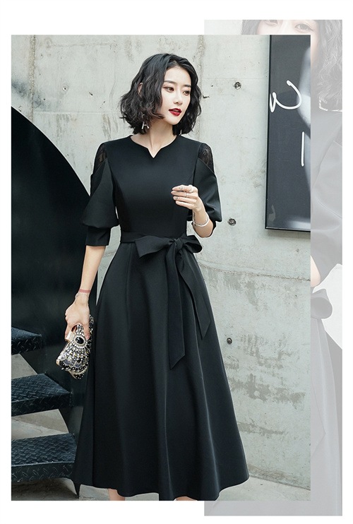 ドレス 結婚式 ワンピース ドレス パーティードレス 袖あり お呼ばれ 二次会 服 フォーマルドレス